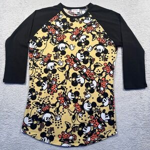 Disney Minnie Mouse Raglan Baseball Tee Top Women's XXS‎ Lularoe Randy